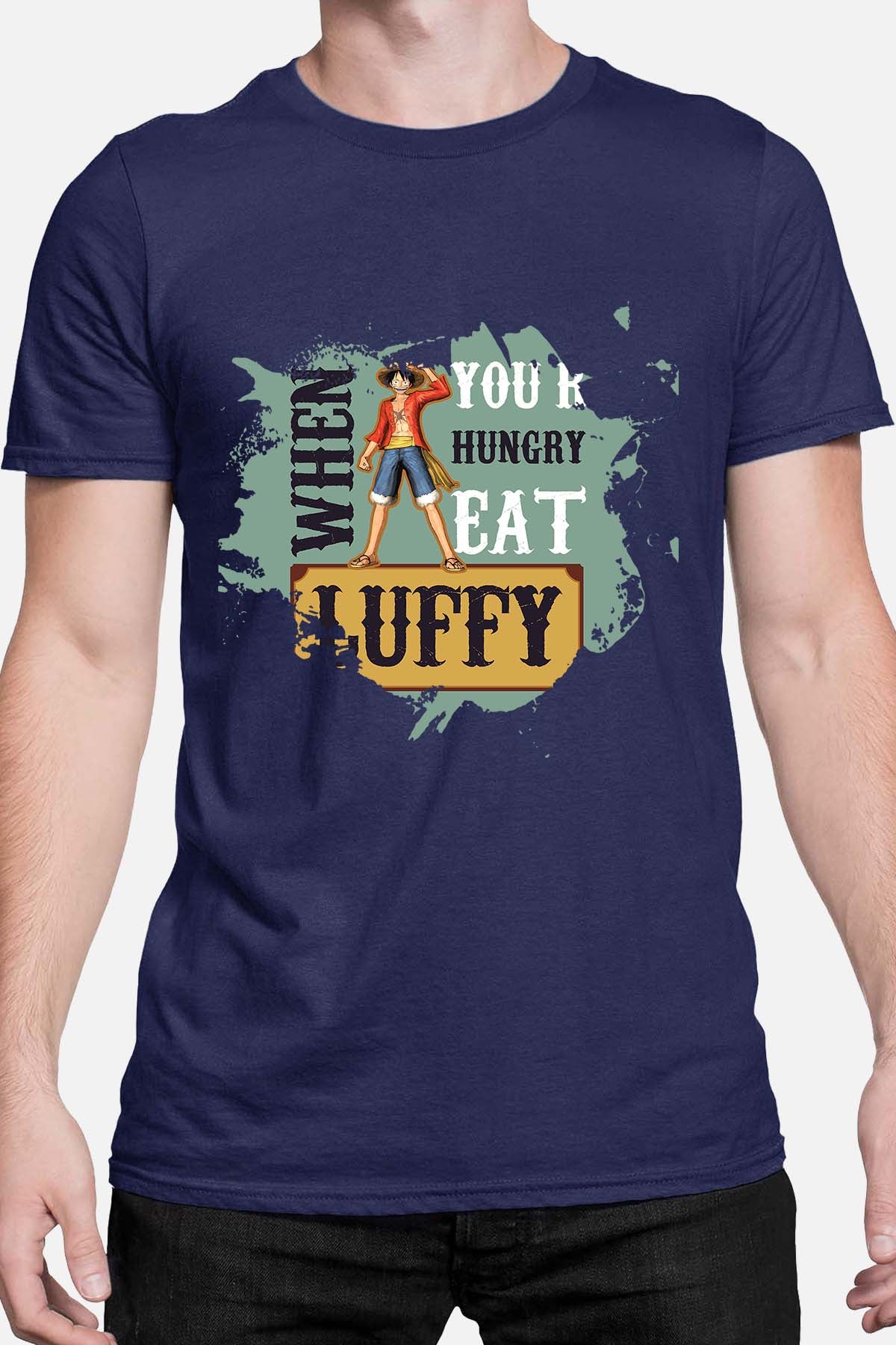 COULEUR:Marine|T-shirt Homme | Luffy's Menu Marine