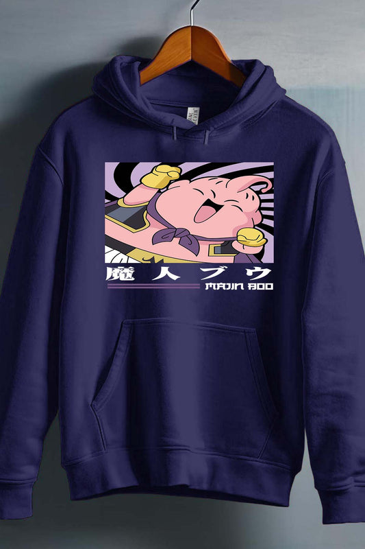 COULEUR:Marine|Sweat Capuche Garçon | MAJIN BOO CHIBI 01 Marine