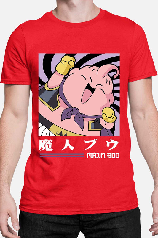 COULEUR:Rouge|T-shirt Homme | MAJIN BOO CHIBI 01 Rouge