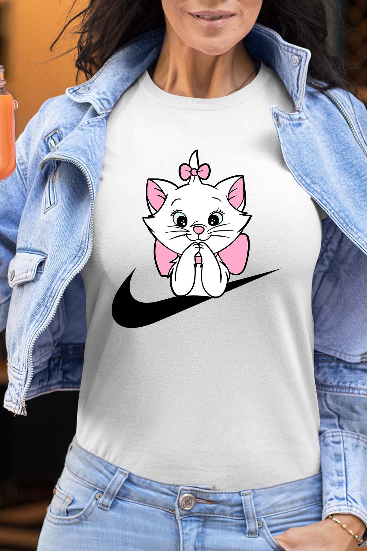 COULEUR:Blanc|T-shirt Femme | Marie nike Blanc