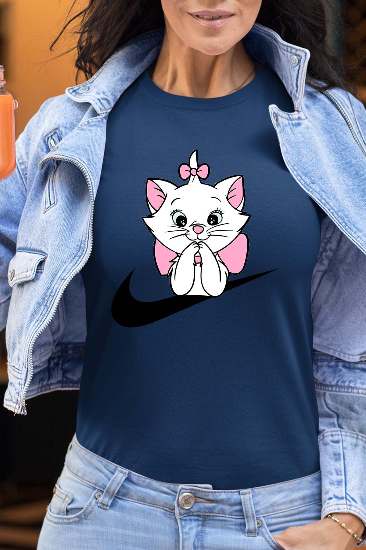 COULEUR:Marine|T-shirt Femme | Marie nike Marine