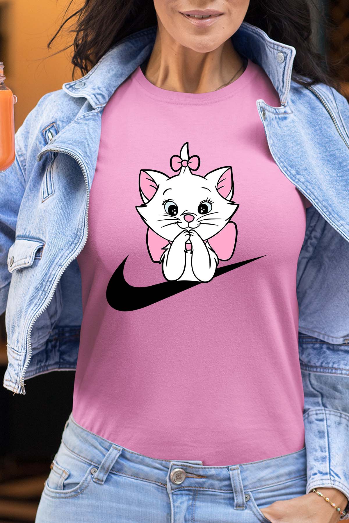 COULEUR:Rose|T-shirt Femme | Marie nike Rose