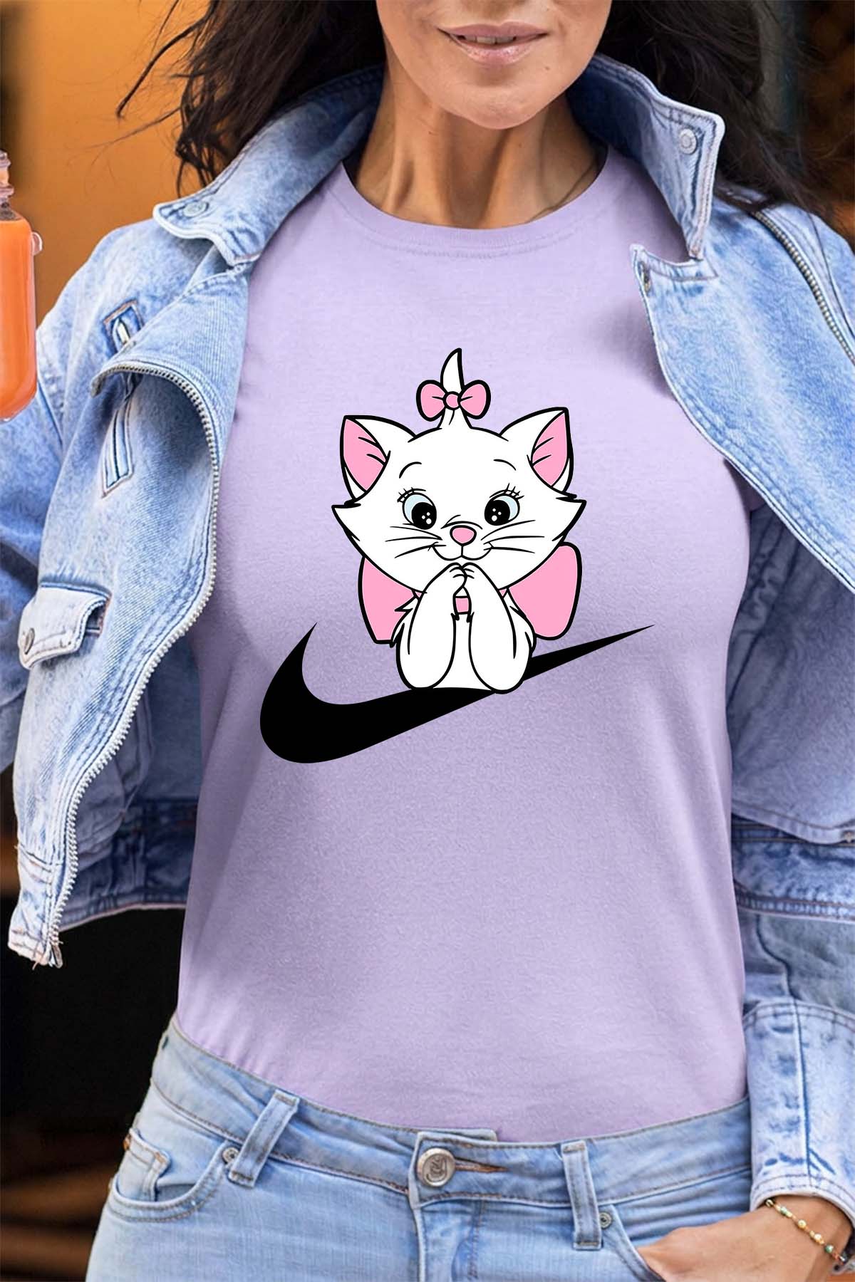 COULEUR:Violet|T-shirt Femme | Marie nike Violet
