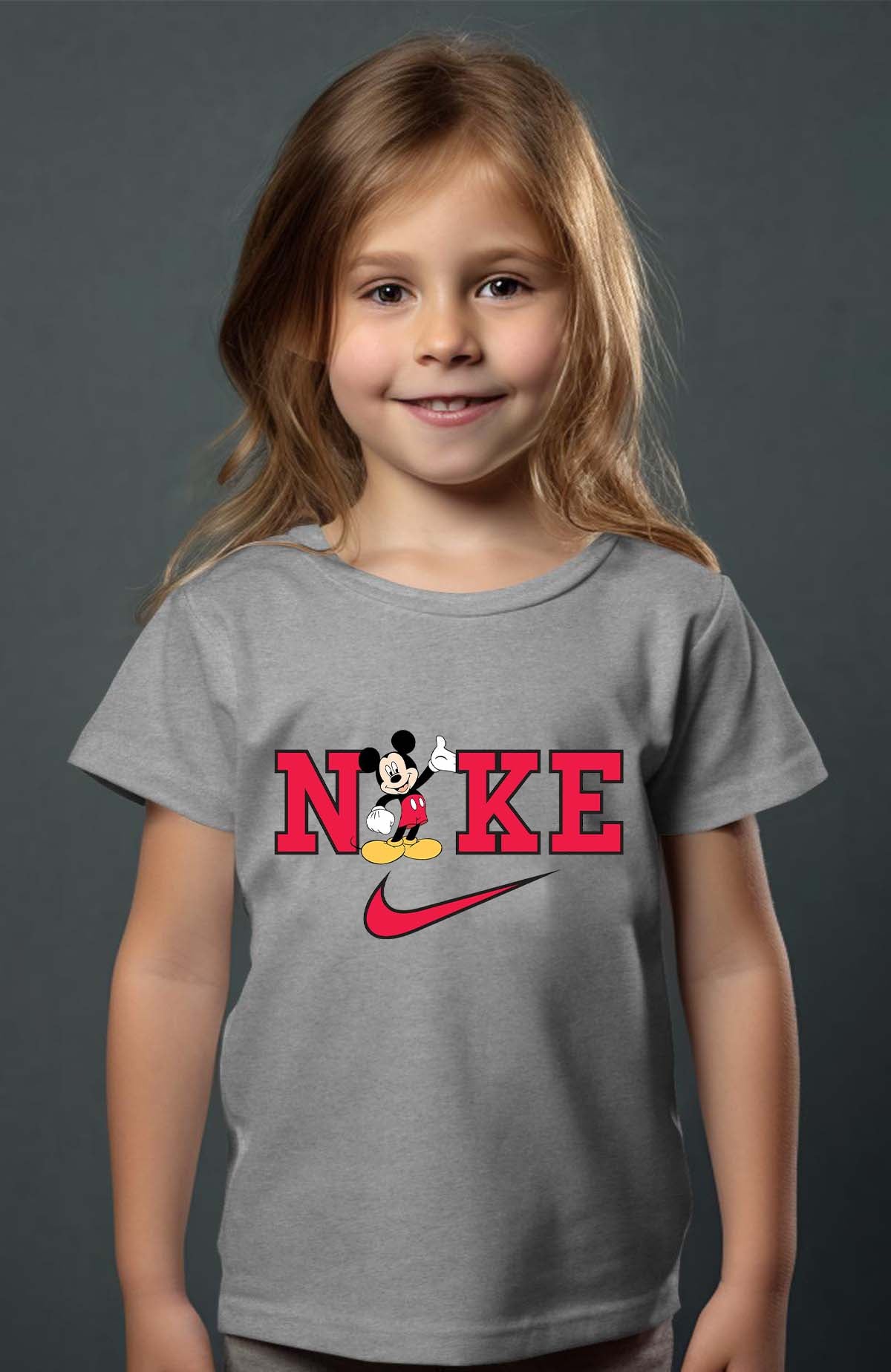 COULEUR:Gris|T-shirt Fille | Mickey NKE Gris