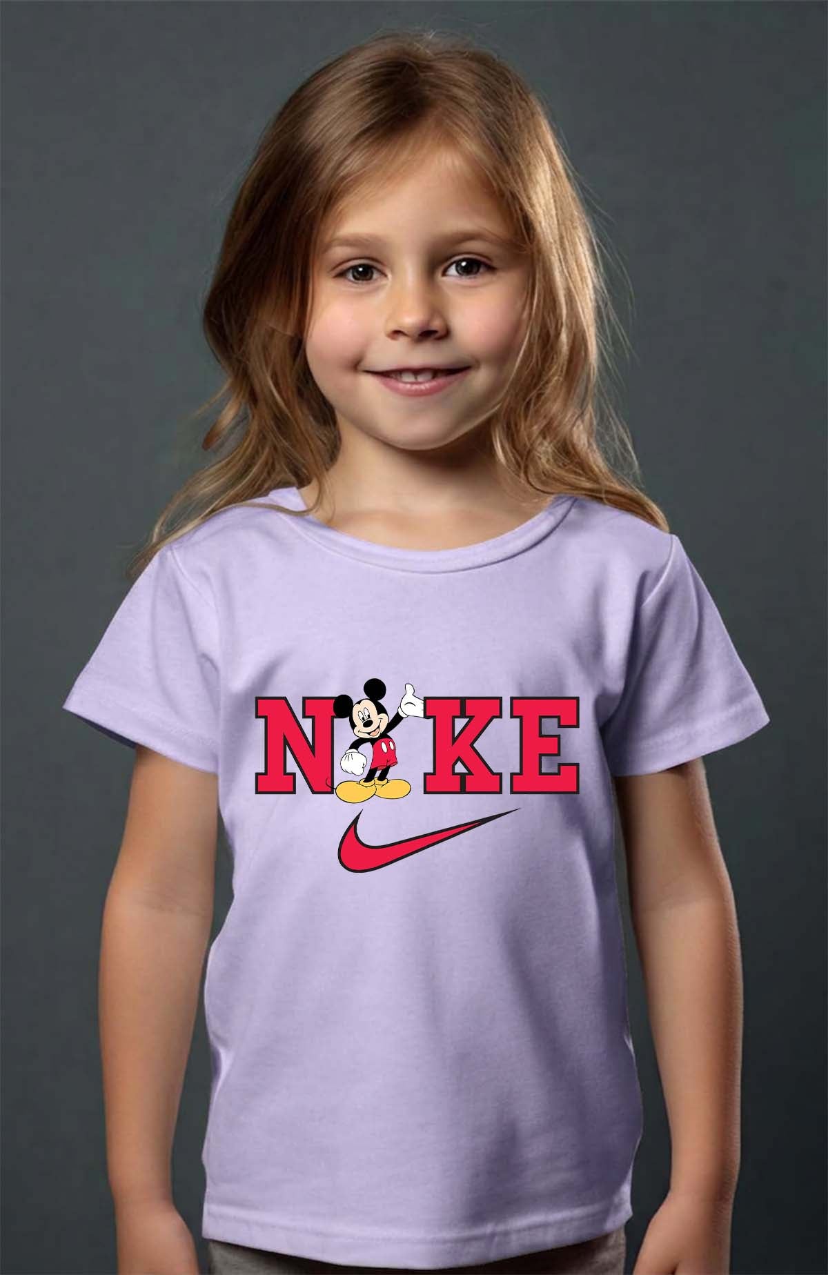 COULEUR:Violet|T-shirt Fille | Mickey NKE Violet