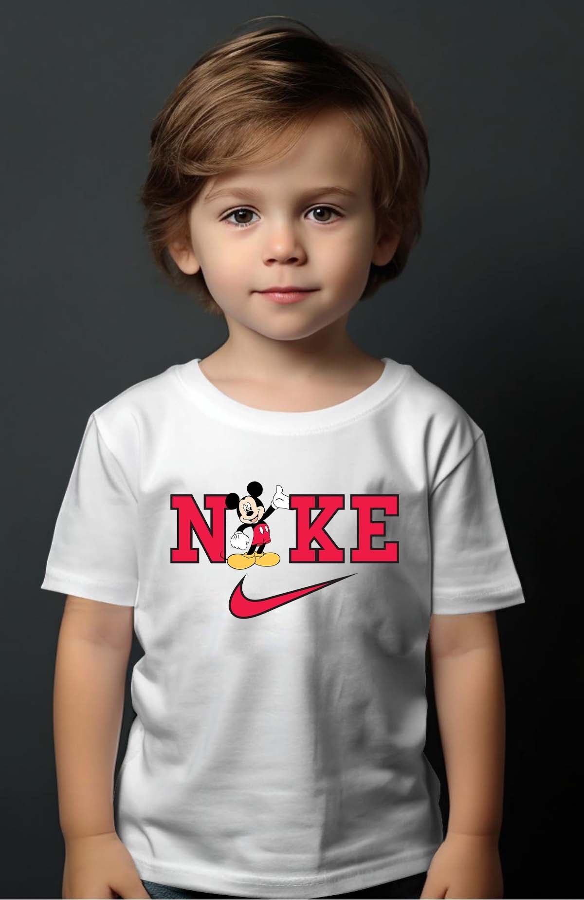 COULEUR:Blanc|T-shirt Garçon | Mickey NKE Blanc