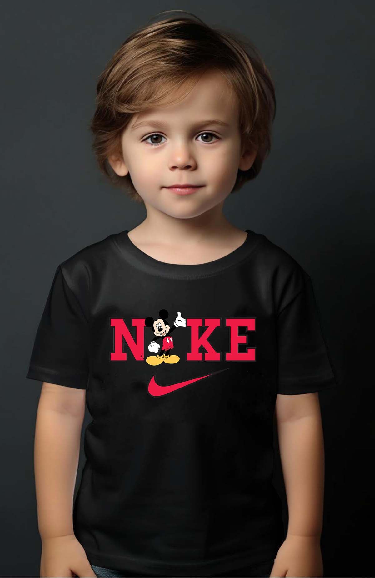 COULEUR:Noir|T-shirt Garçon | Mickey NKE Noir