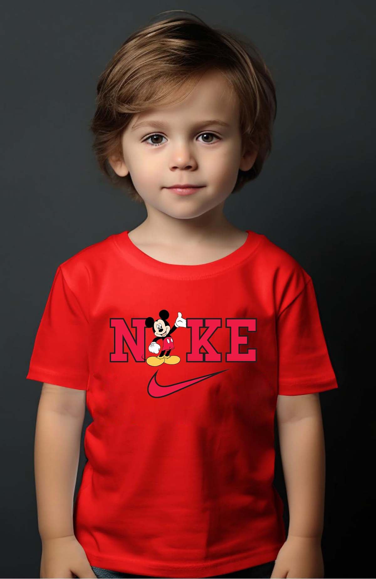 COULEUR:Rouge|T-shirt Garçon | Mickey NKE Rouge