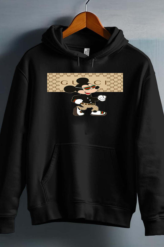 COULEUR:Noir|Sweat Capuche Fille | Mickey Stars gucci Noir