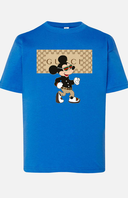 COULEUR:Bleu Roi|T-shirt Garçon | Mickey Stars gucci Bleu Roi