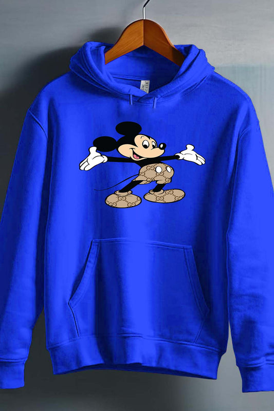 COULEUR:Bleu Roi|Sweat Capuche Garçon | Mickey gucci Hello Bleu Roi