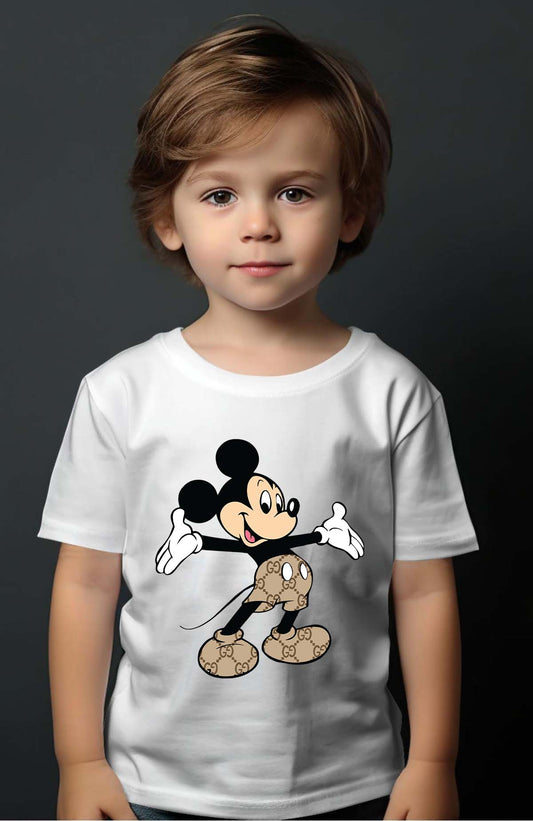 COULEUR:Blanc|T-shirt Garçon | Mickey gucci Hello Blanc