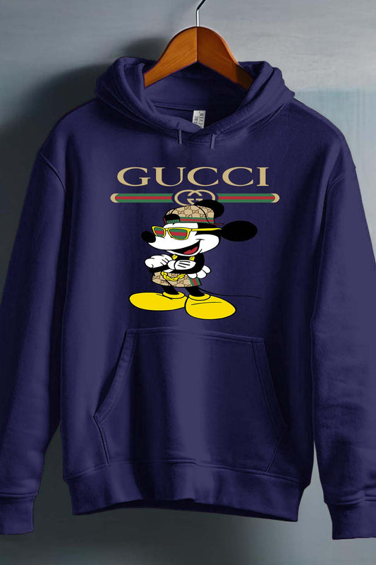 COULEUR:Marine|Sweat Capuche Garçon | Mickey gucci Hip hop Marine