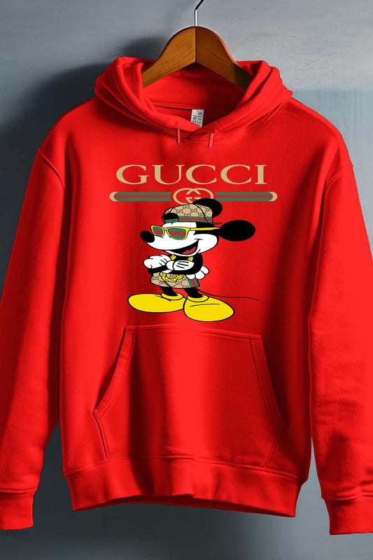 COULEUR:Rouge|Sweat Capuche Garçon | Mickey gucci Hip hop Rouge