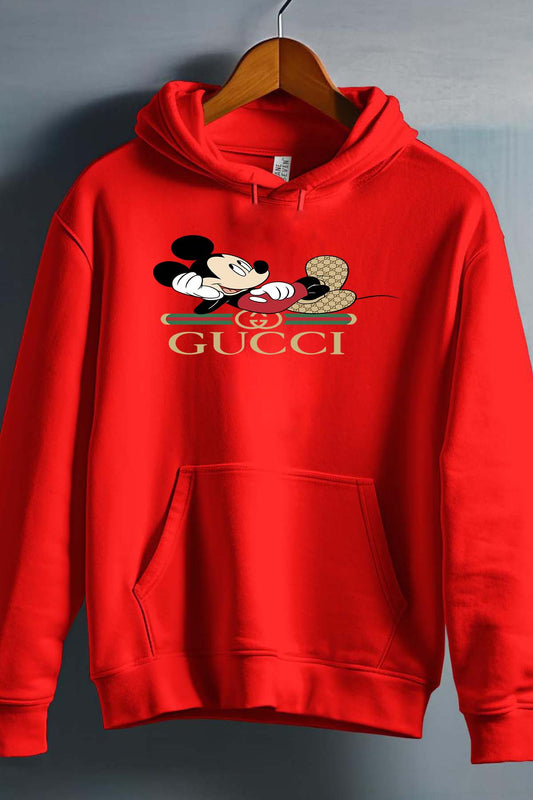 COULEUR:Rouge|Sweat Capuche Garçon | Mickey gucci Relax Rouge