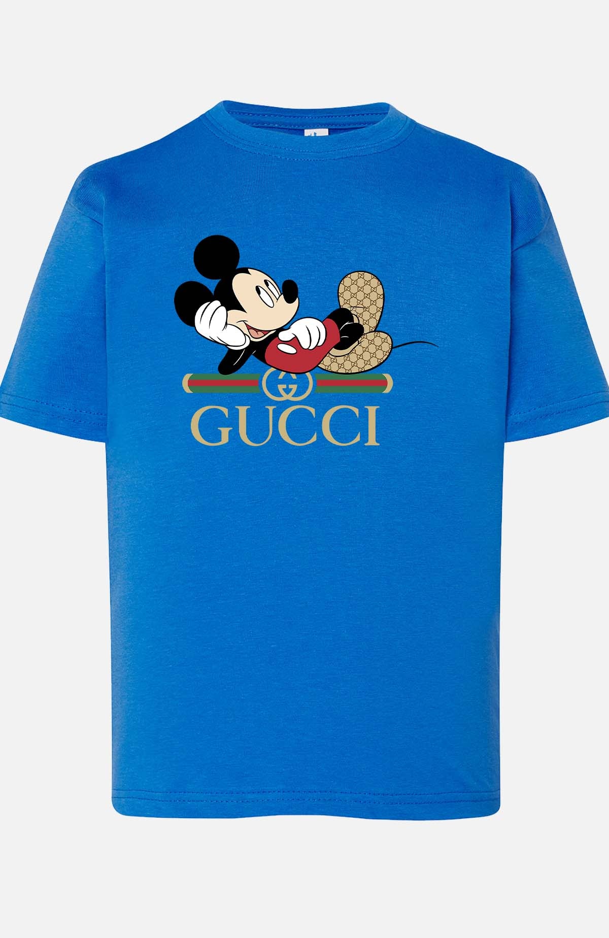COULEUR:Bleu Roi|T-shirt Garçon | Mickey gucci Relax Bleu Roi
