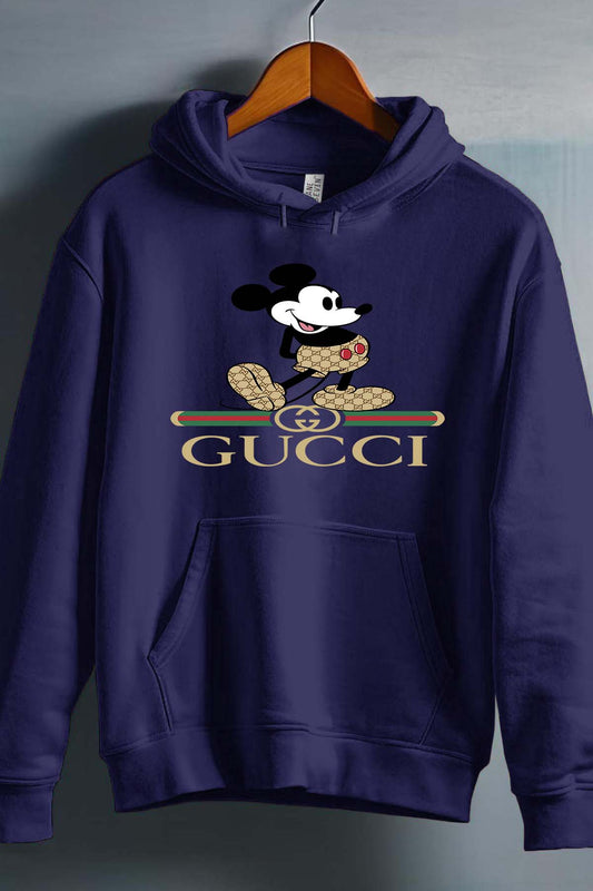 COULEUR:Marine|Sweat Capuche Garçon | Mickey gucci Wait Marine