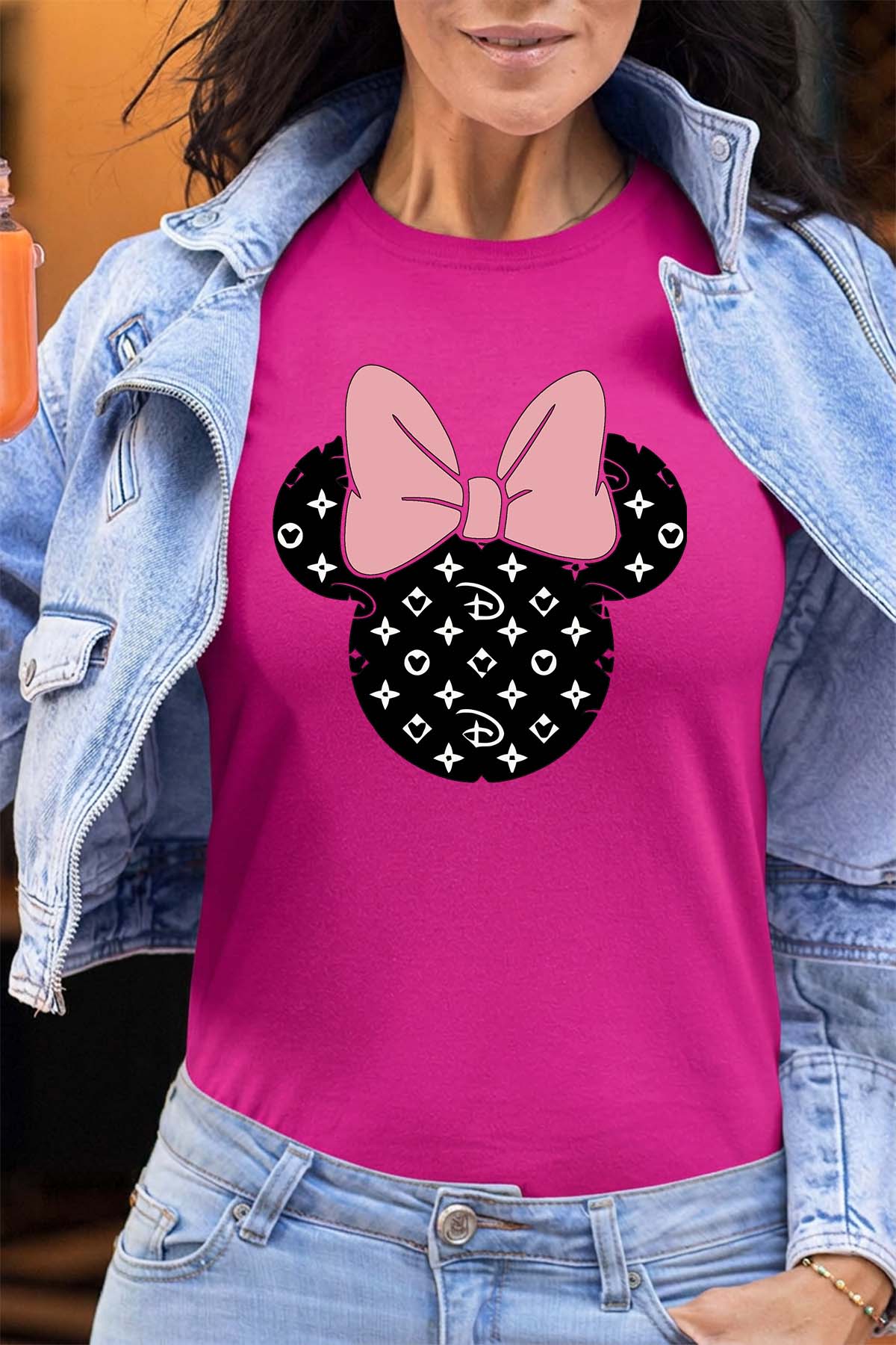 COULEUR:Fuchsia|T-shirt Femme | Minnie Inspi Fuchsia