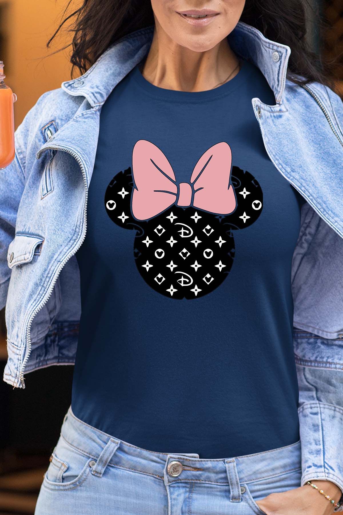 COULEUR:Marine|T-shirt Femme | Minnie Inspi Marine