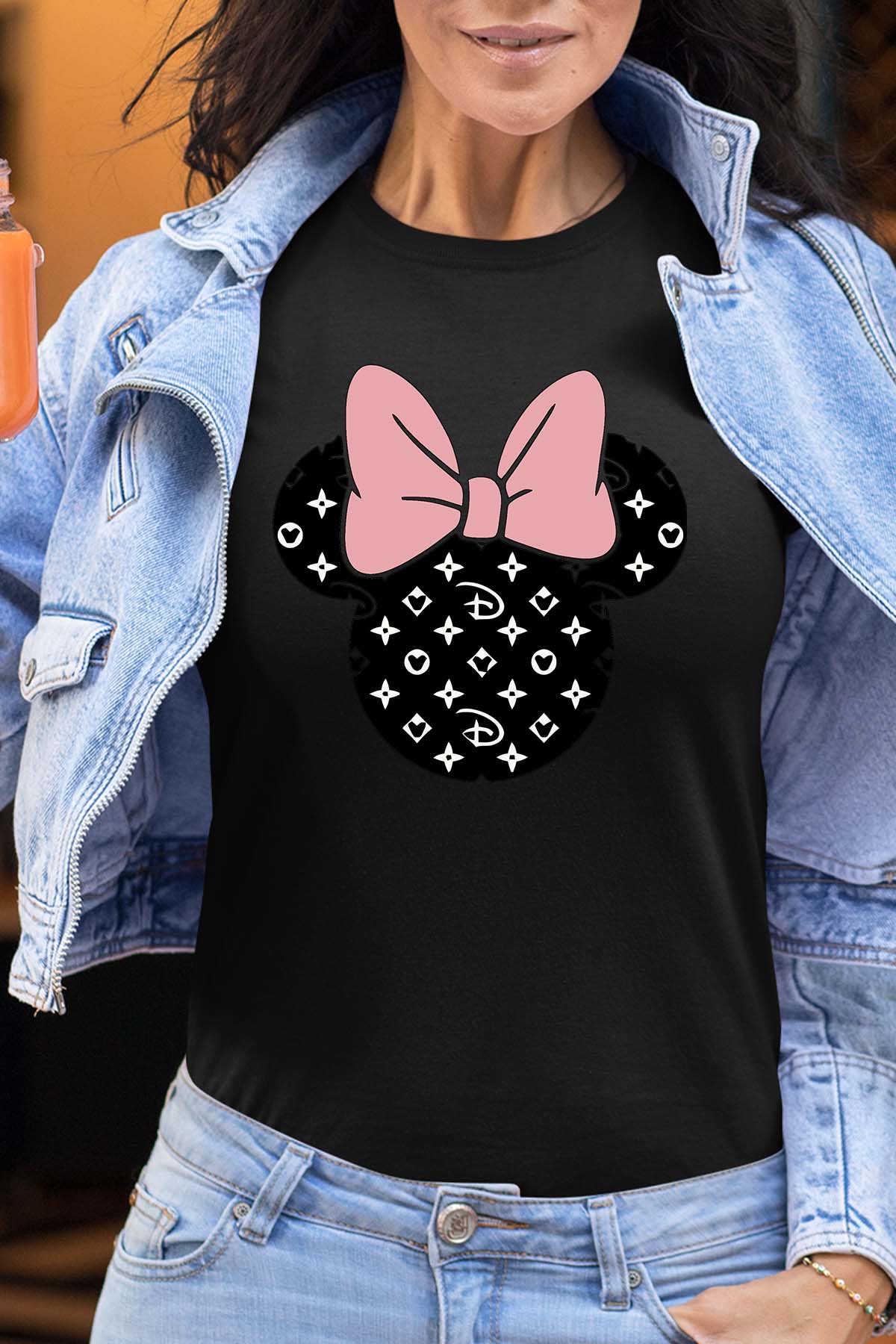 COULEUR:Noir|T-shirt Femme | Minnie Inspi Noir