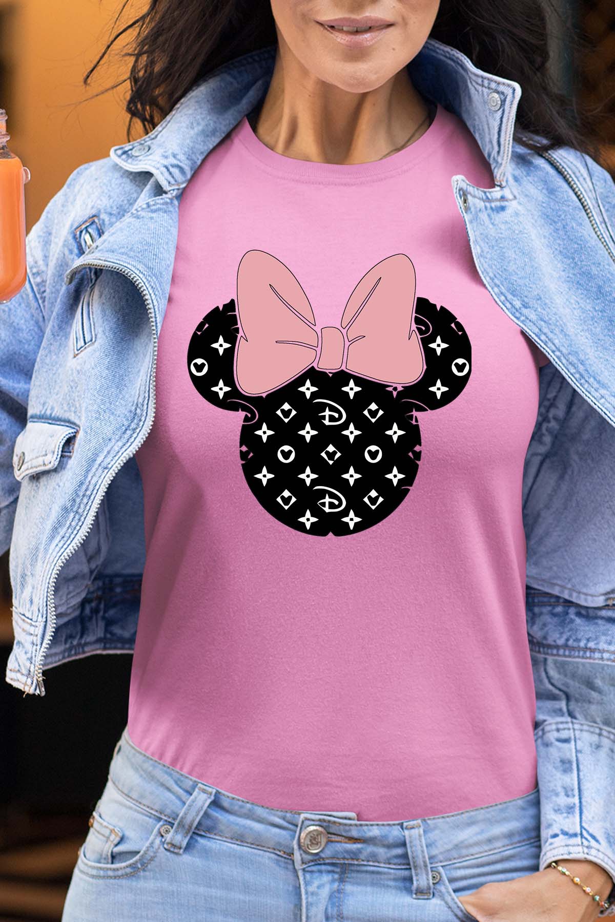 COULEUR:Rose|T-shirt Femme | Minnie Inspi Rose