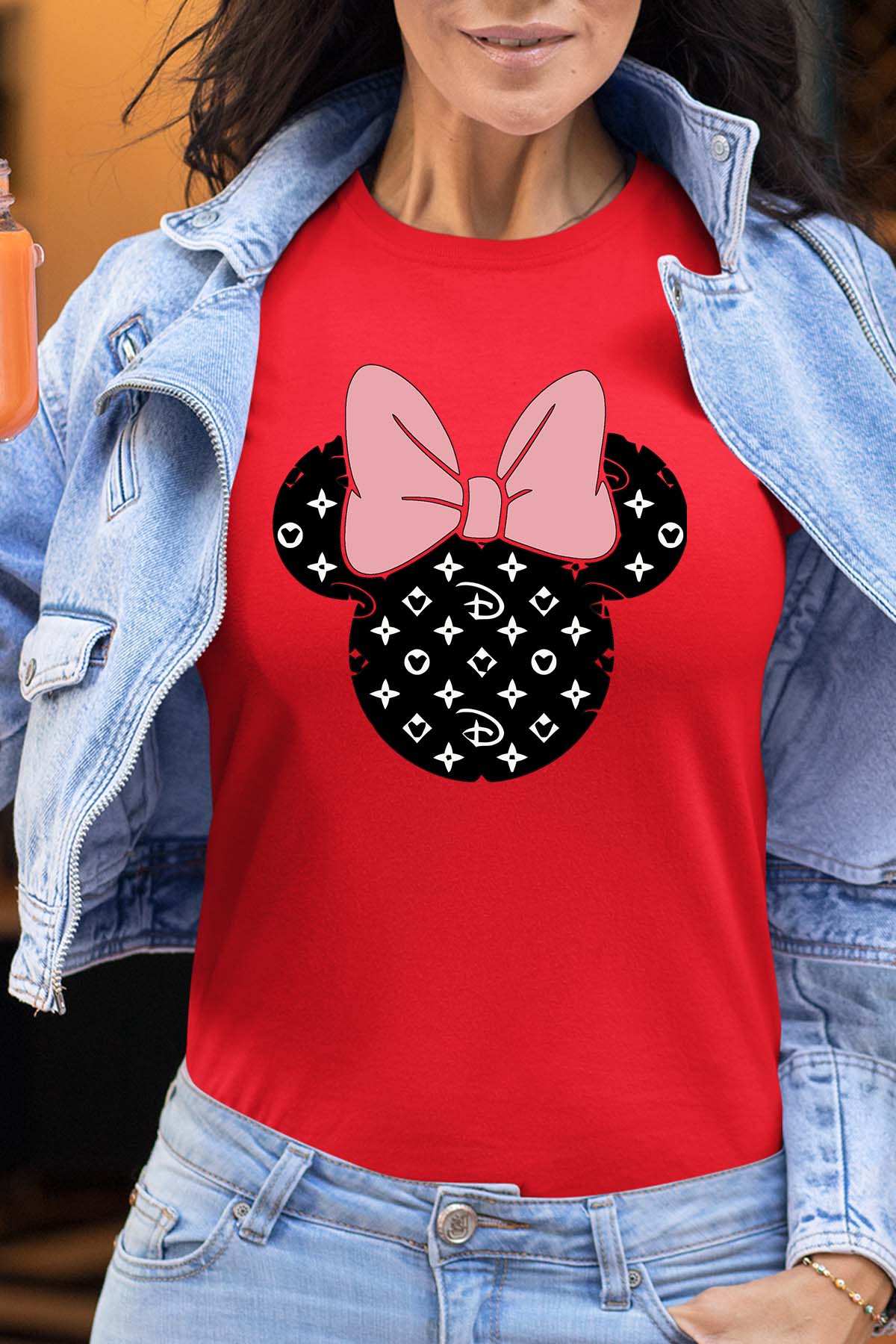 COULEUR:Rouge|T-shirt Femme | Minnie Inspi Rouge