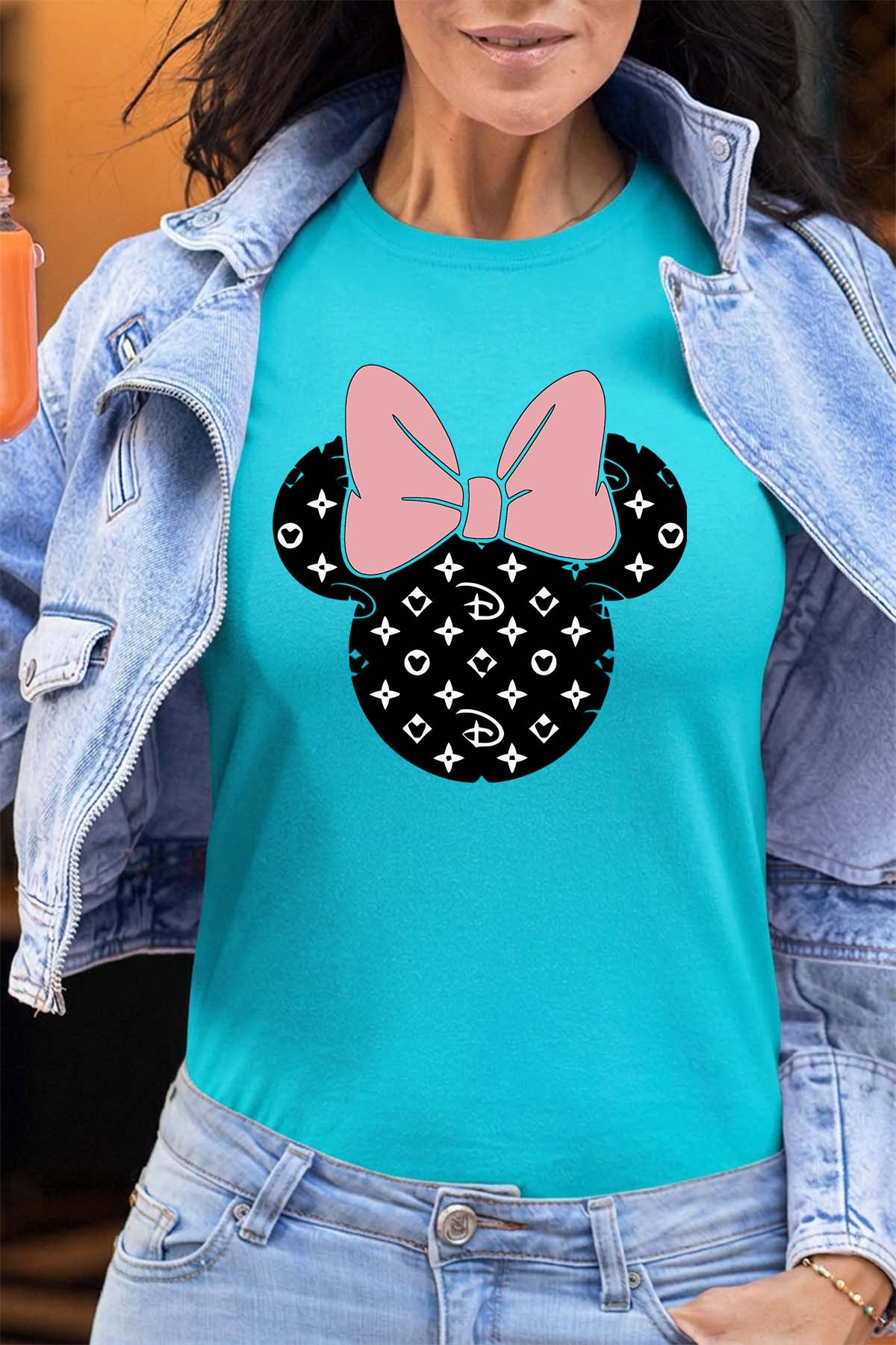 COULEUR:Turquoise|T-shirt Femme | Minnie Inspi Turquoise