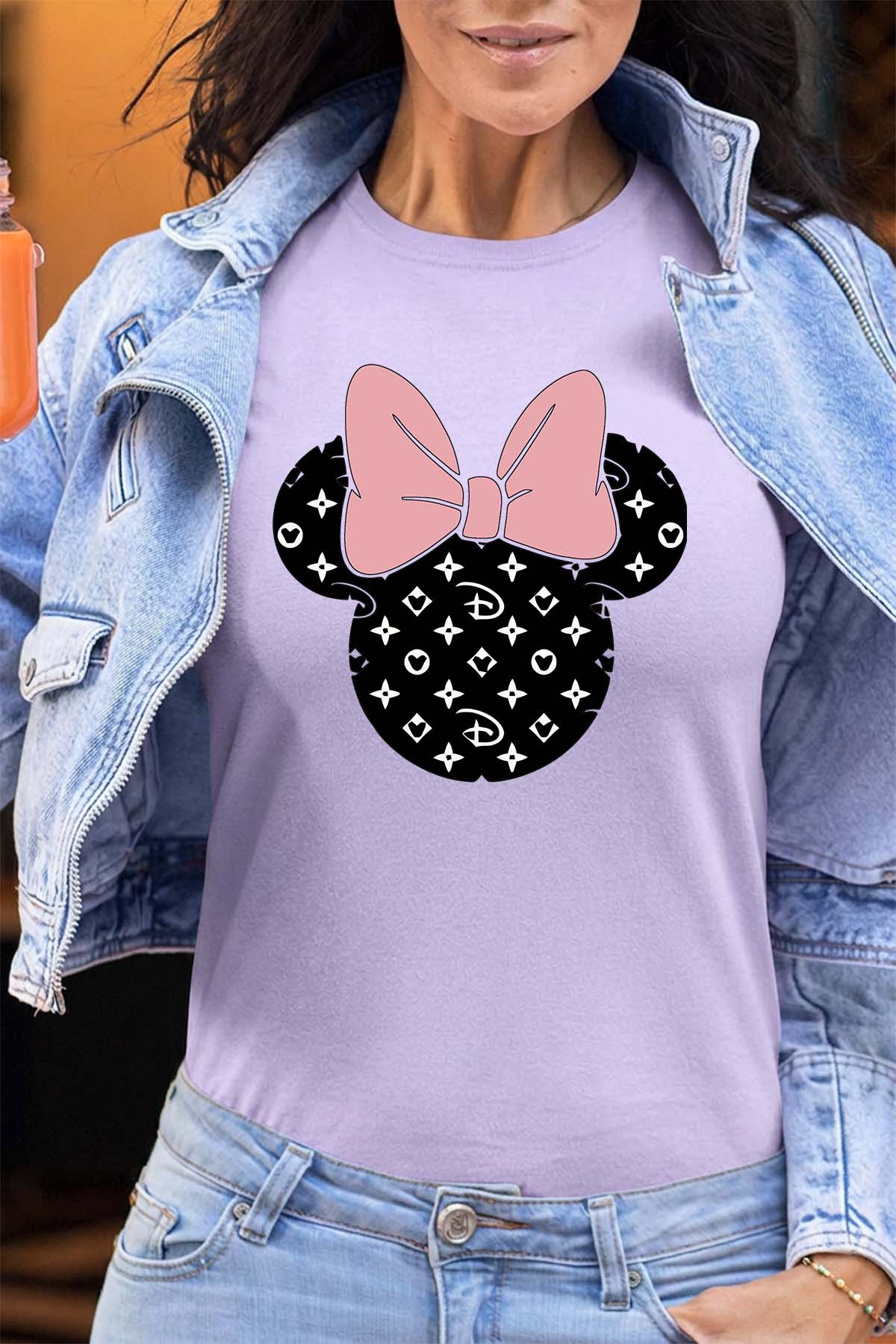 COULEUR:Violet|T-shirt Femme | Minnie Inspi Violet