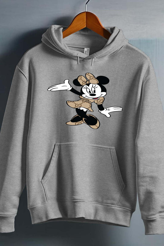 COULEUR:Gris|Sweat Capuche Fille | Minnie Robe Gucci Gris