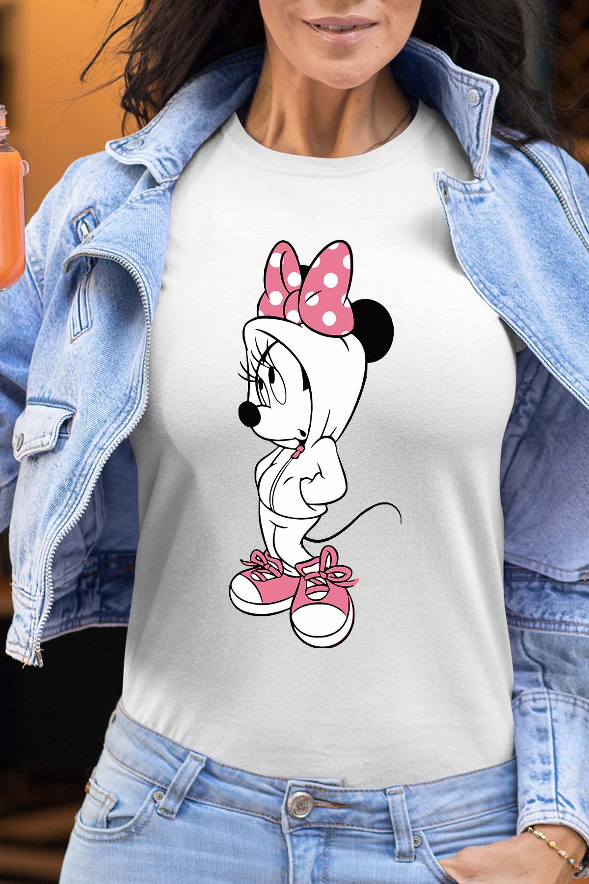 COULEUR:Blanc|T-shirt Femme | Minnie Swagg Blanc