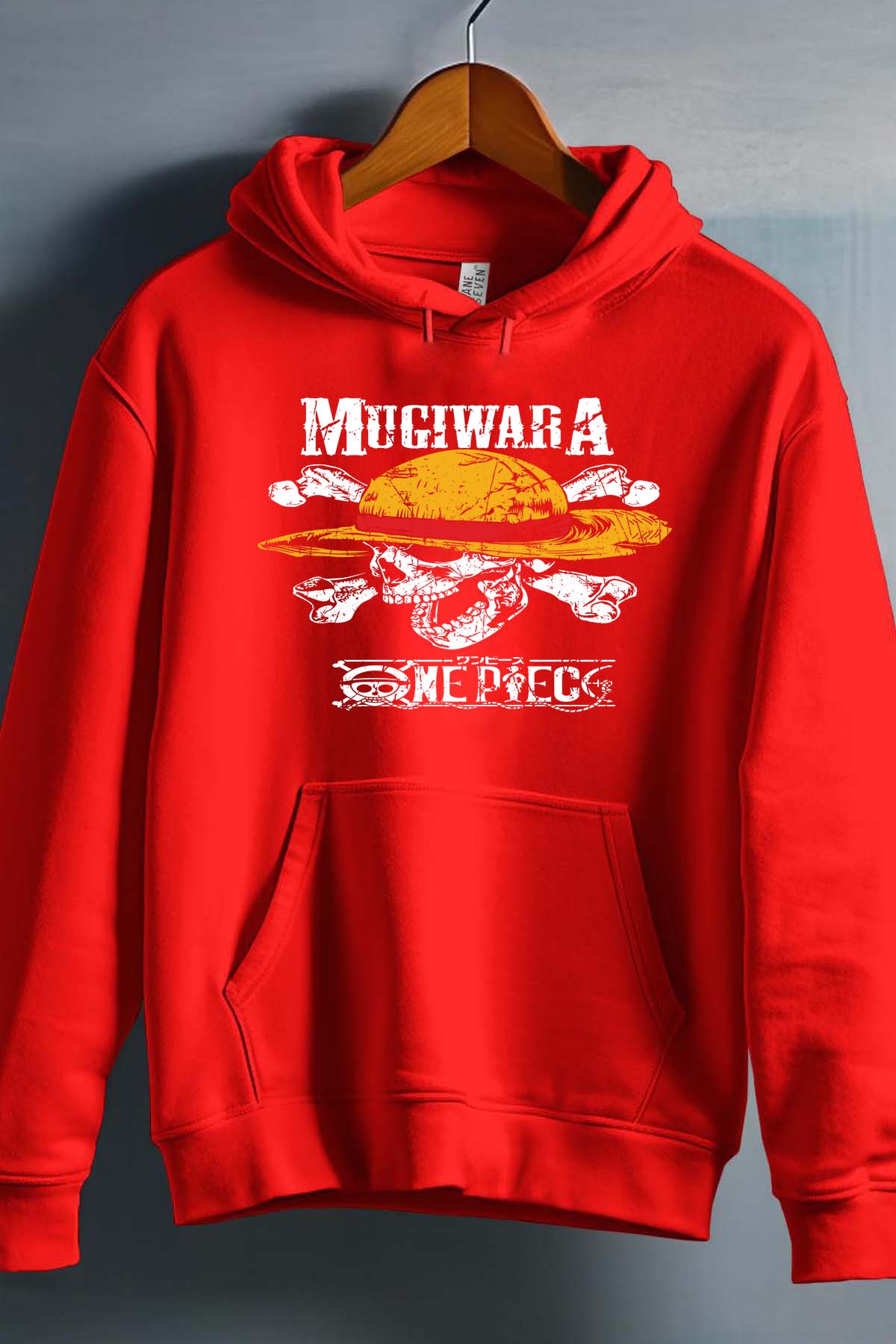 COULEUR:Rouge|Sweat Capuche Homme | Mugiwara Rouge