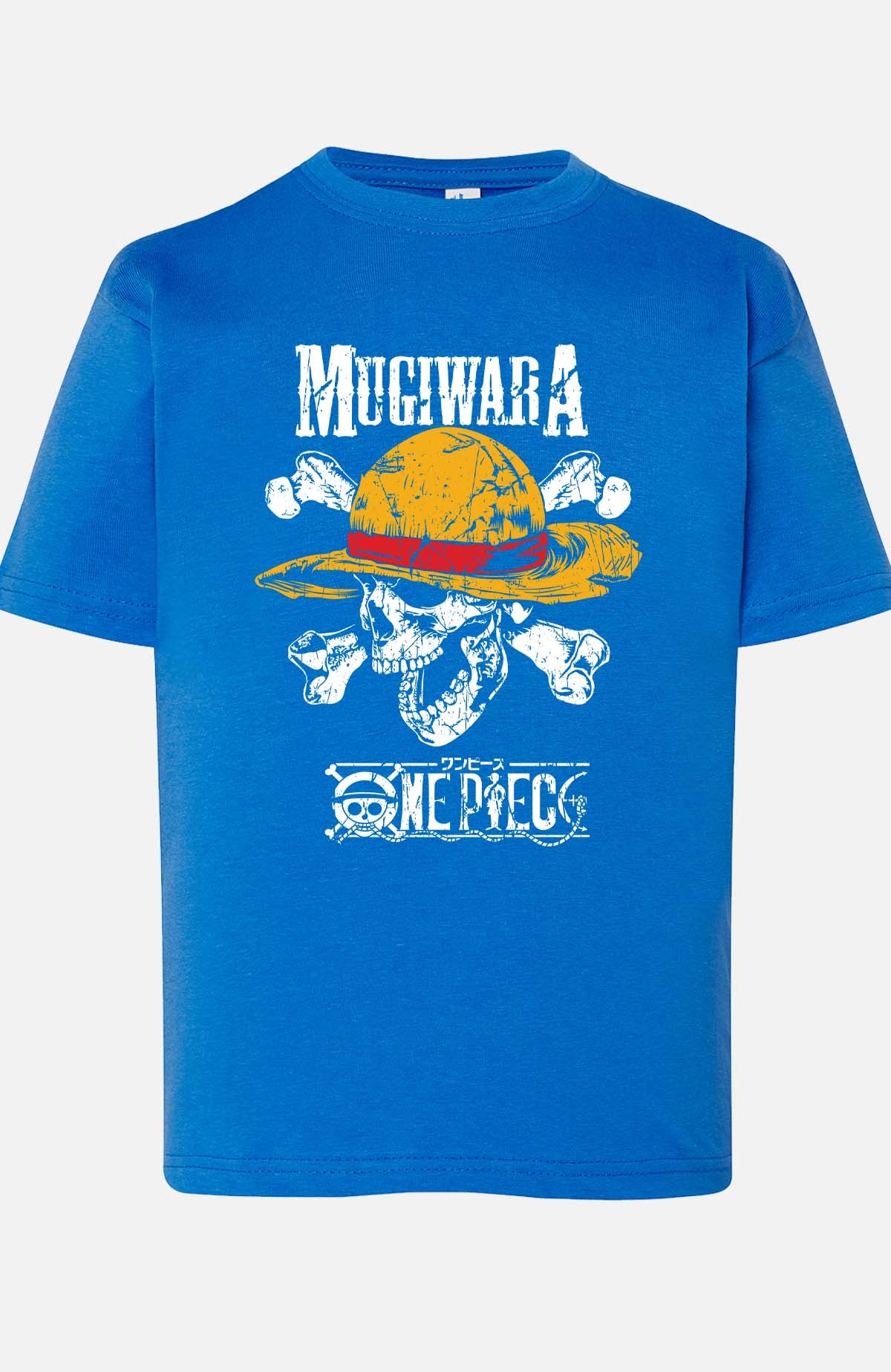 COULEUR:Bleu Roi|T-shirt Garçon | Mugiwara Bleu Roi