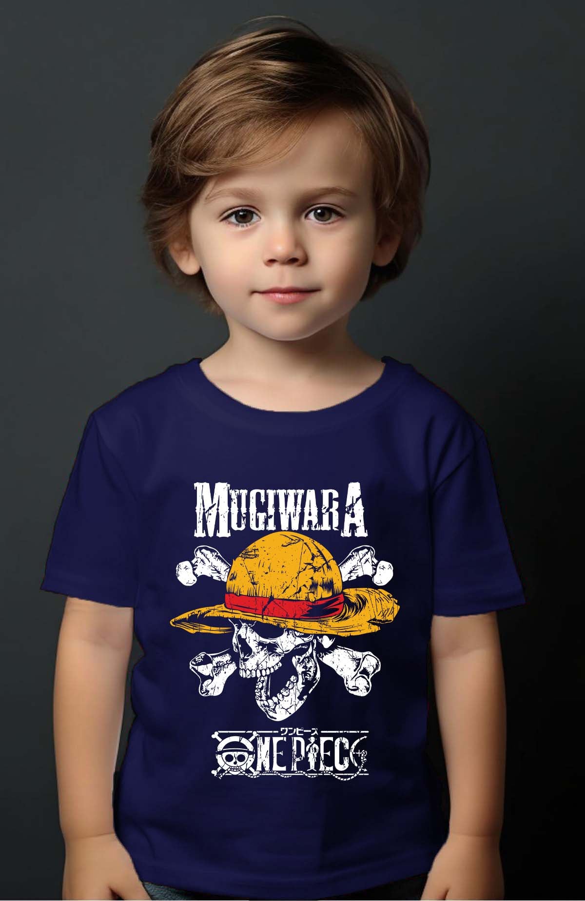 COULEUR:Marine|T-shirt Garçon | Mugiwara Marine