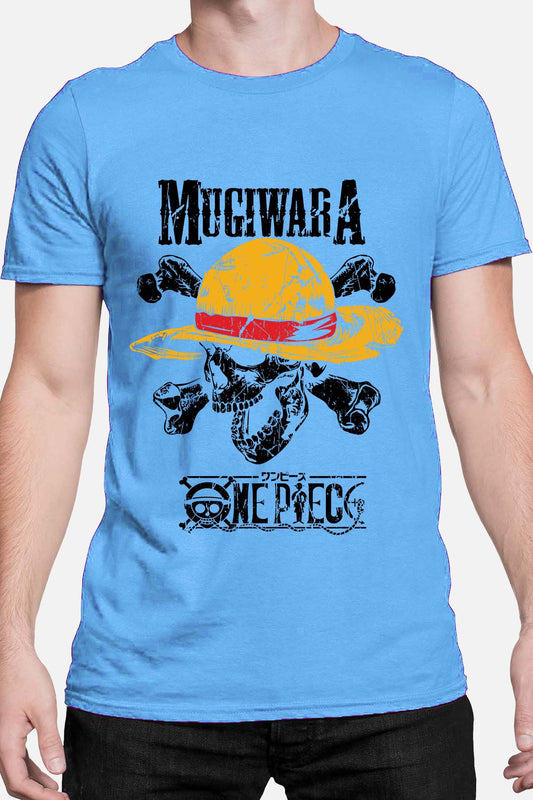 COULEUR:Bleu Ciel|T-shirt Homme | Mugiwara Bleu Ciel