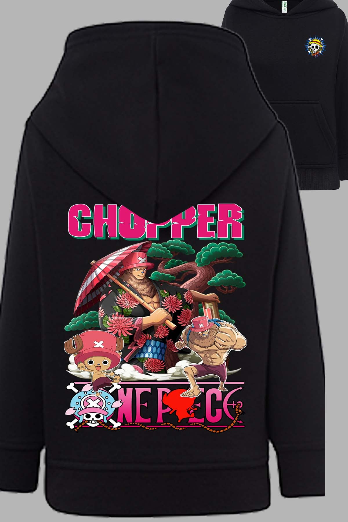 COULEUR:Noir|Sweat Capuche Homme | Multi Chopper 01 Noir