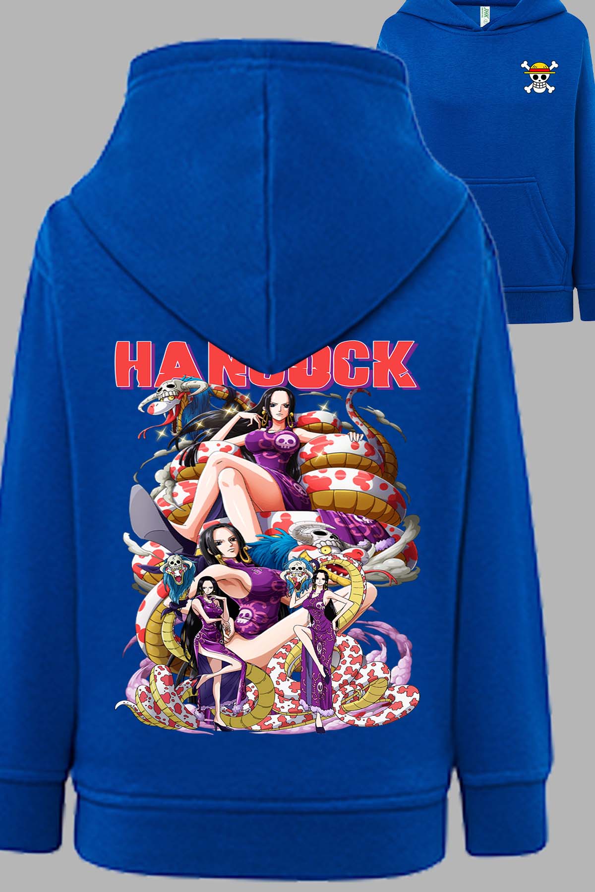 COULEUR:Bleu Roi|Sweat Capuche Fille | Multi Hancock 01 Bleu Roi