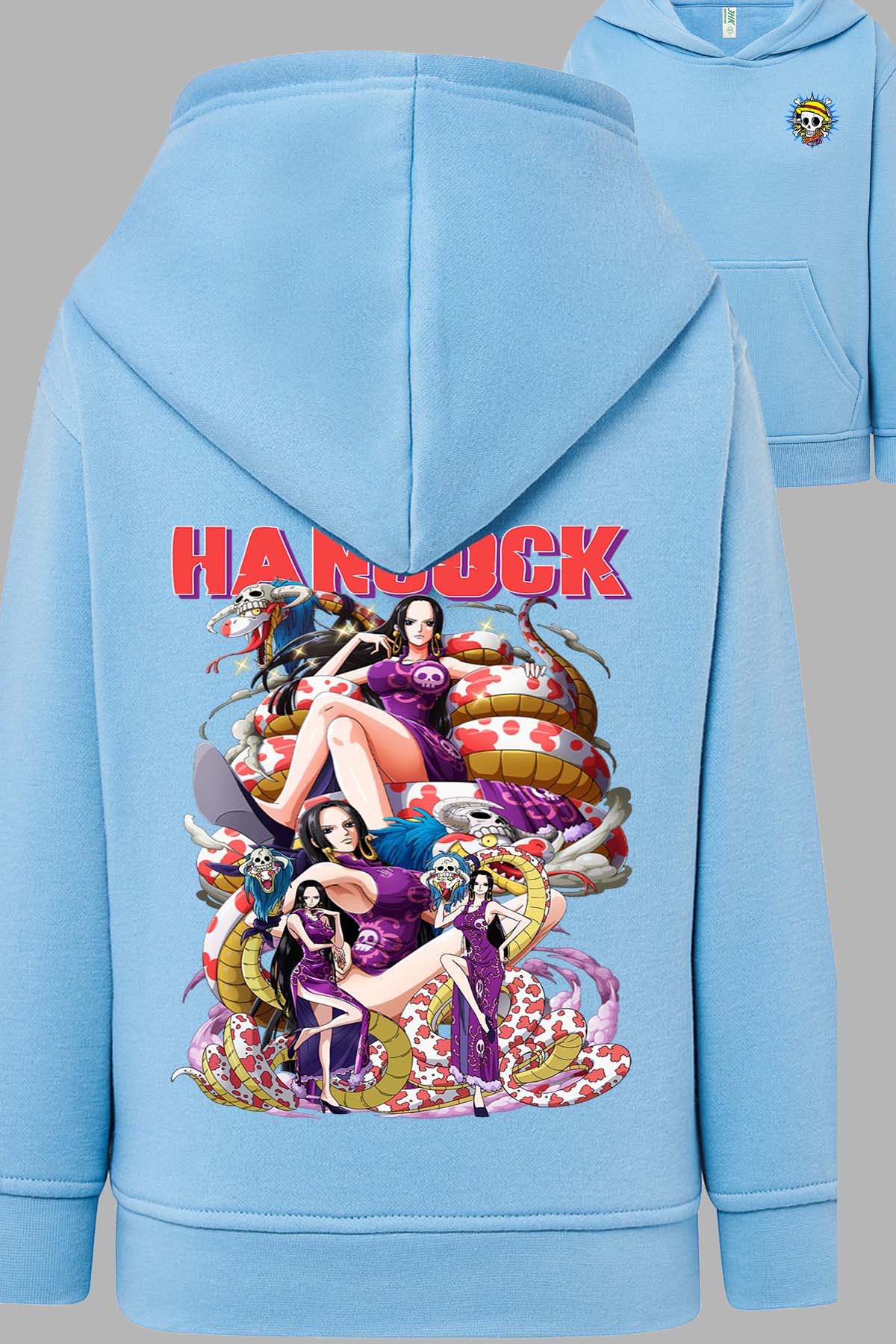 COULEUR:Bleu Ciel|Sweat Capuche Homme | Multi Hancock 01 Bleu Ciel