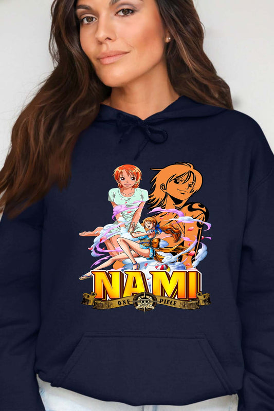 COULEUR:Marine|Sweat Capuche Femme | Multi Nami 01 Marine