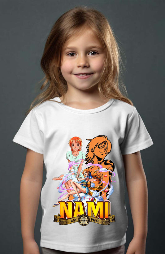 COULEUR:Blanc|T-shirt Fille | Multi Nami 01 Blanc