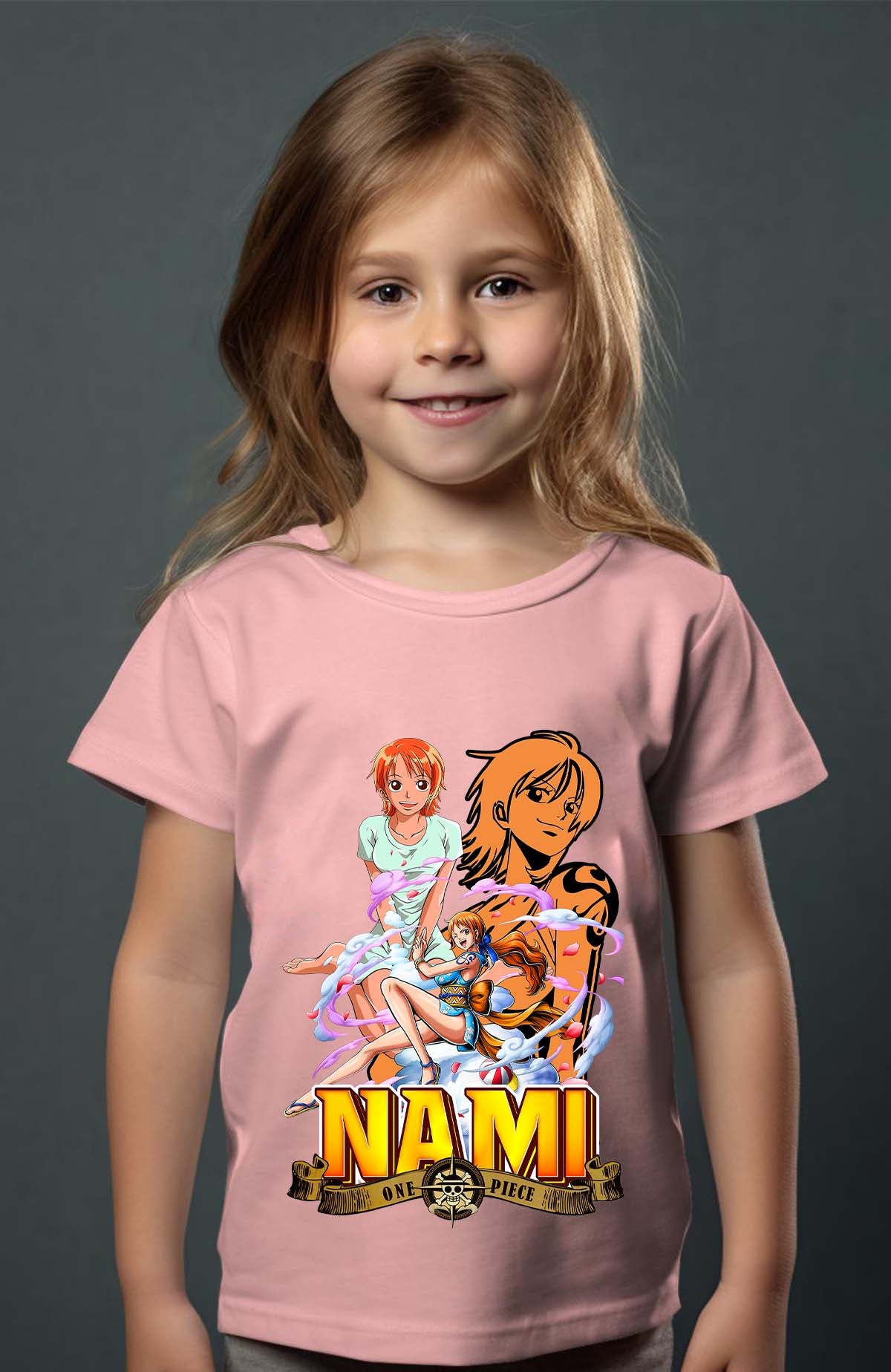 COULEUR:Rose|T-shirt Fille | Multi Nami 01 Rose