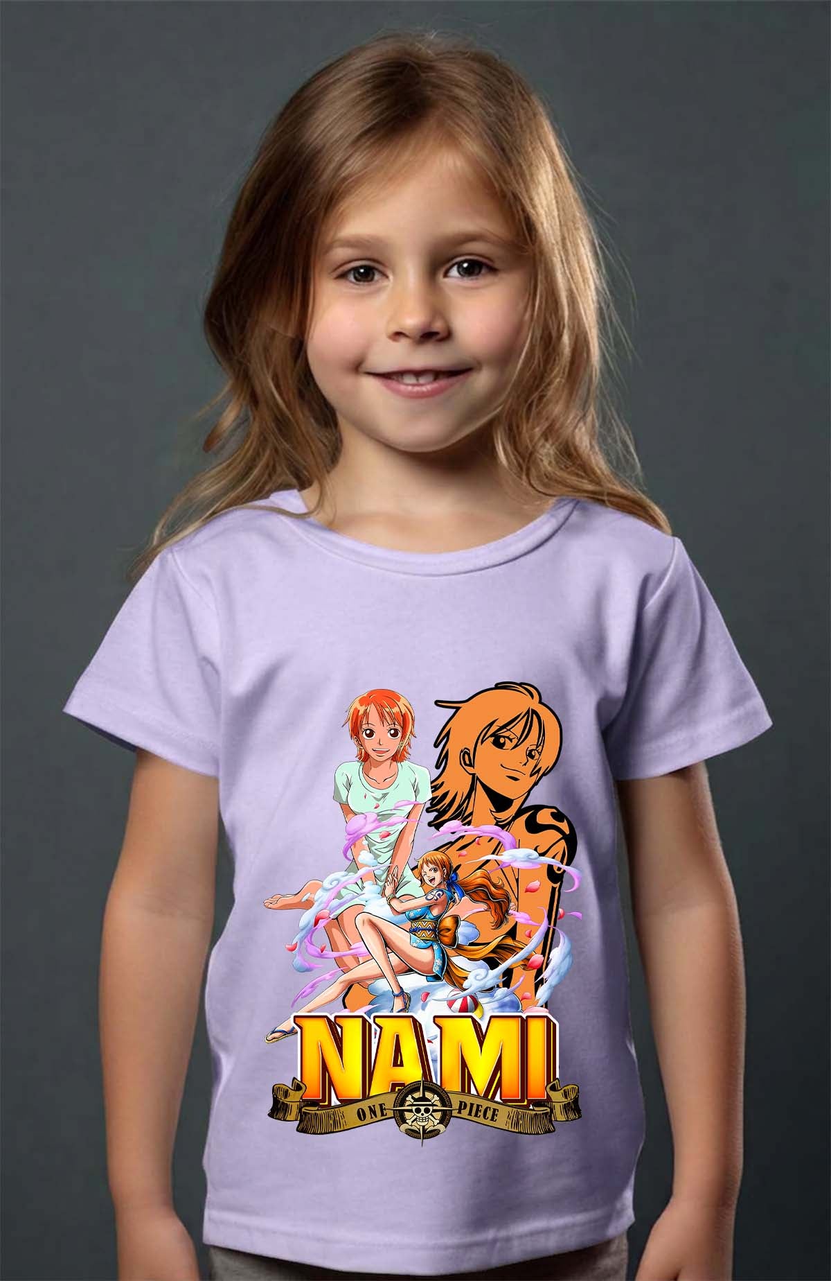 COULEUR:Violet|T-shirt Fille | Multi Nami 01 Violet
