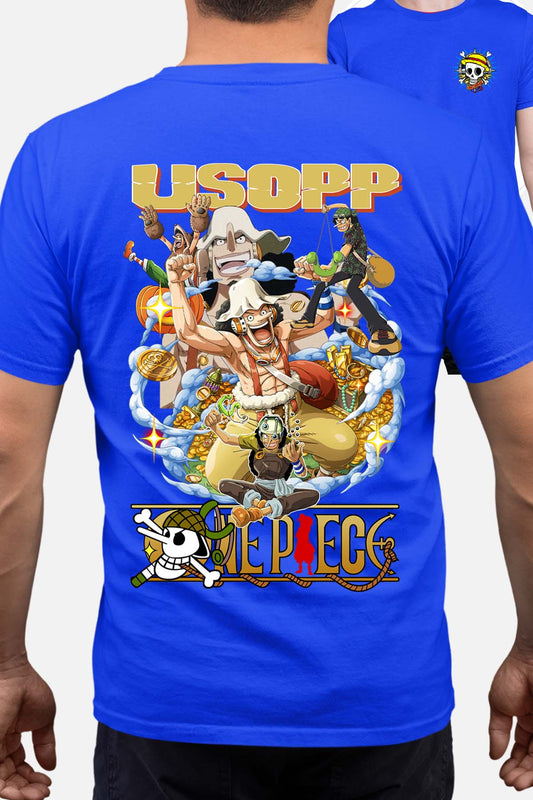COULEUR:Bleu Roi|T-shirt Homme | Multi Usopp 01 Bleu Roi