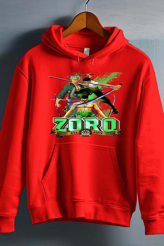 COULEUR:Rouge|Sweat Capuche Garçon | Multi Zoro 06 Rouge