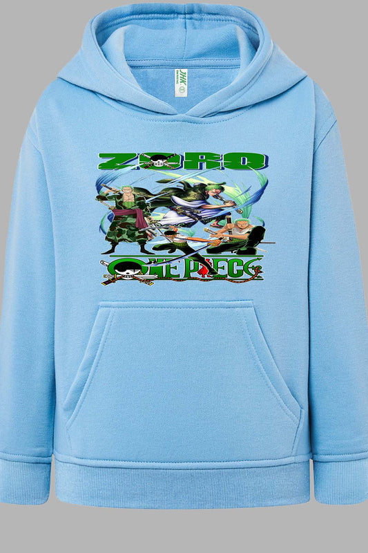 COULEUR:Bleu Ciel|Sweat Capuche Homme | Multi Zoro 07 Bleu Ciel