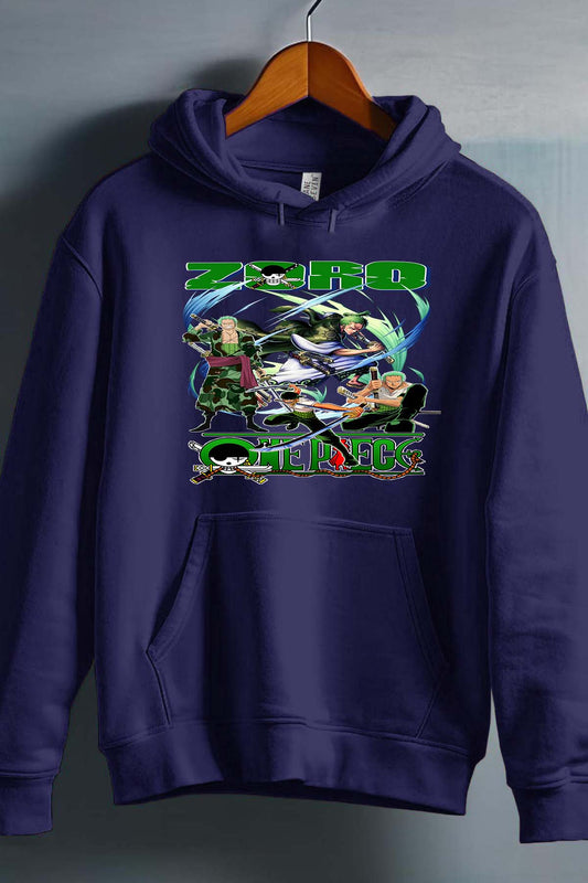 COULEUR:Marine|Sweat Capuche Homme | Multi Zoro 07 Marine