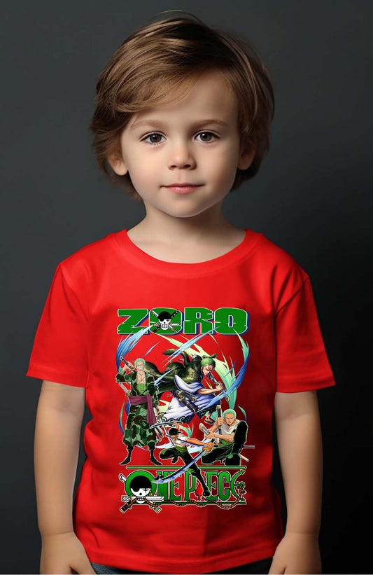 COULEUR:Rouge|T-shirt Garçon | Multi Zoro 07 Rouge