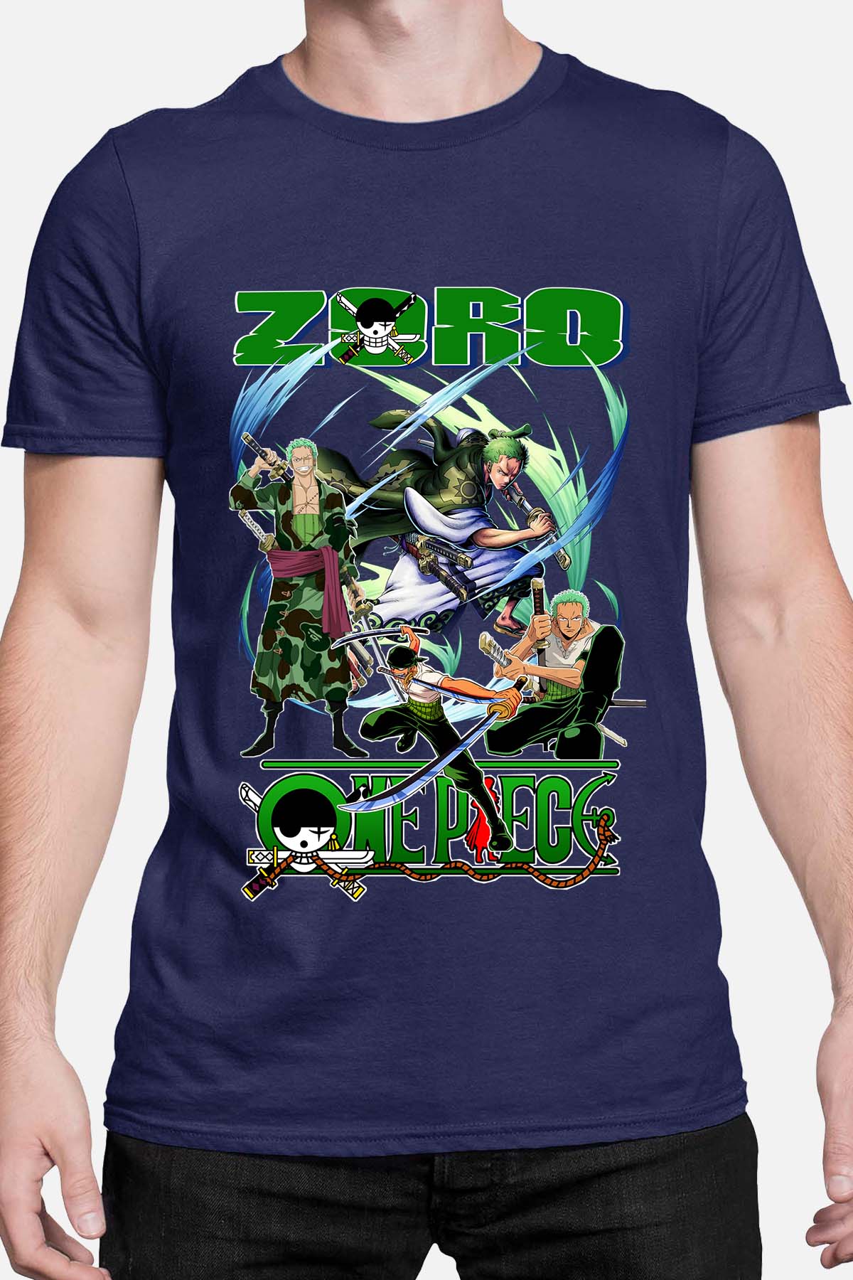 COULEUR:Marine|T-shirt Homme | Multi Zoro 07 Marine