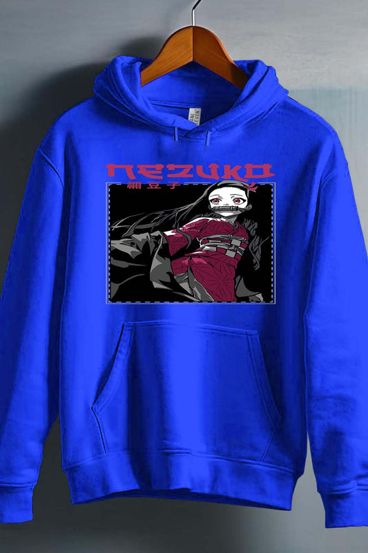 COULEUR:Bleu Roi|Sweat Capuche Garçon | NEZUKO 01A Bleu Roi