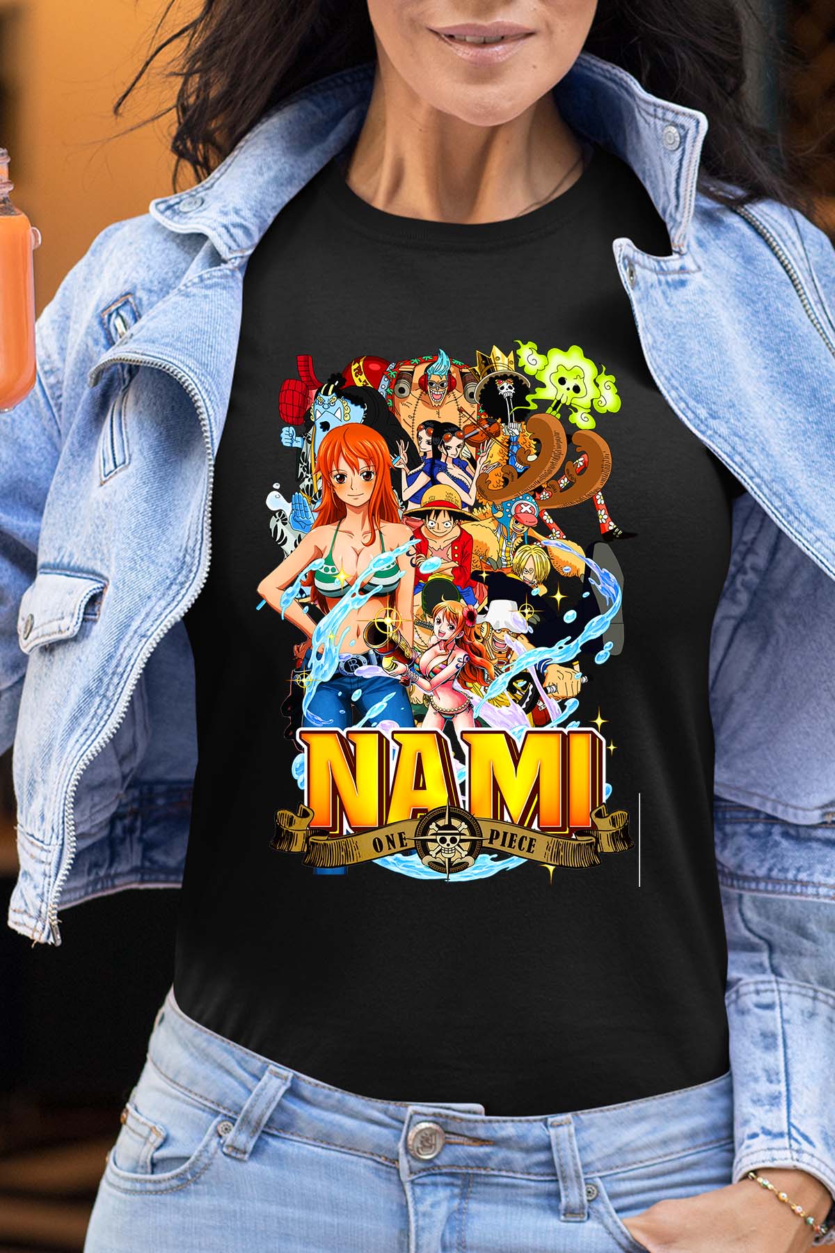COULEUR:Noir|T-shirt Femme | Nami Team 03 Noir