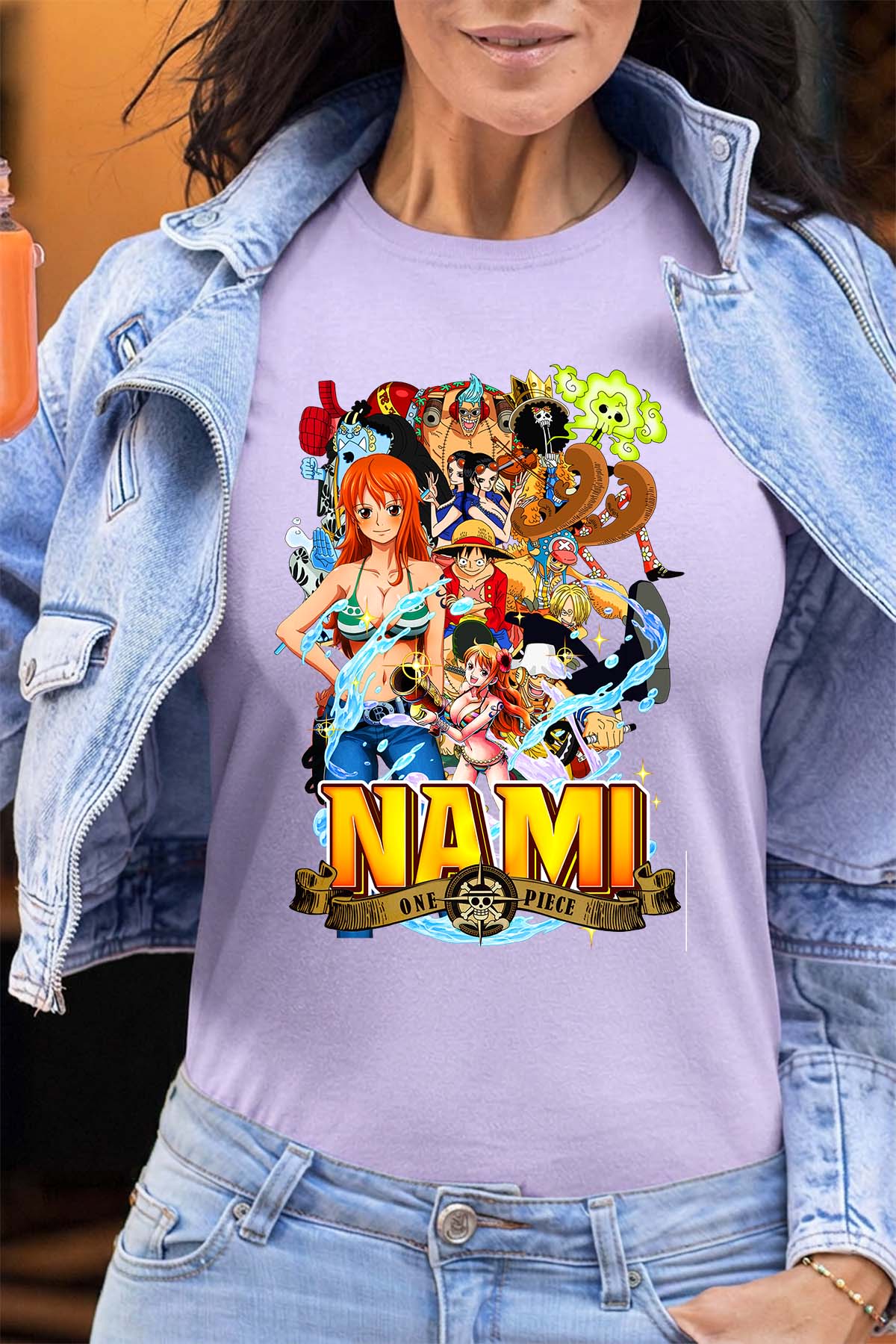 COULEUR:Violet|T-shirt Femme | Nami Team 03 Violet